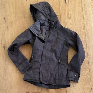 Burton DRYRIDE Charcoal Hooded Jacket Women’s XS